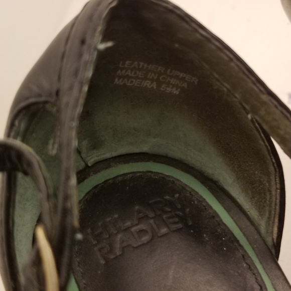 Vintage styled Hilary Radley black leather heels - Picture 2 of 7